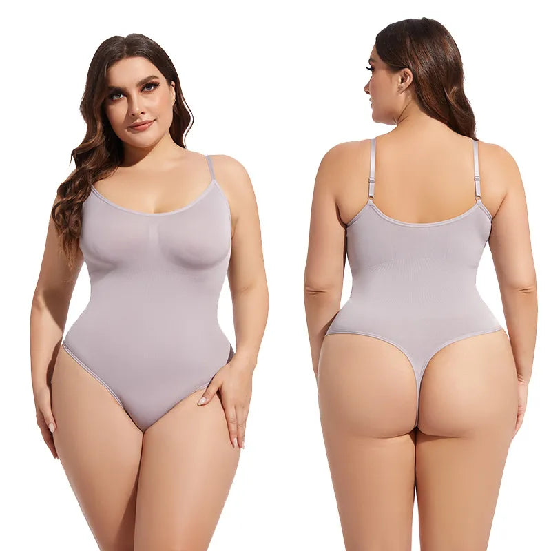 Seamless Thong Shapewear Bodysuit
